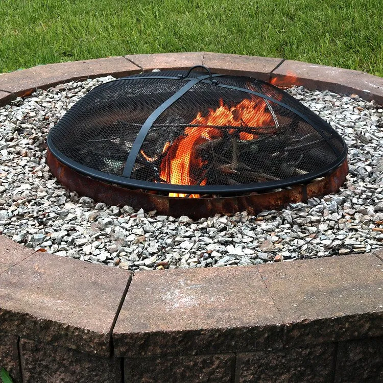 24" Heavy-Duty Fire Pit Spark Screen