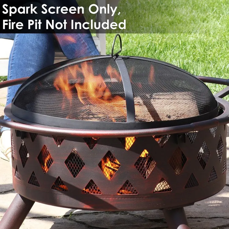 24" Heavy-Duty Fire Pit Spark Screen