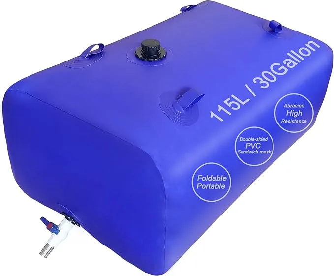 25 Gallon Water Tank,Portable Foldable Capacity Water Storage Bladder Containers,Suitable for Outdoor or Emergency Water