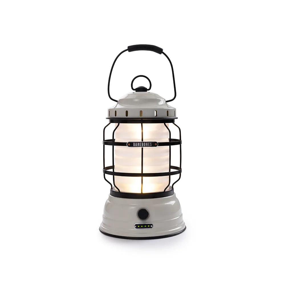 Barebones Forest Lantern Vintage White