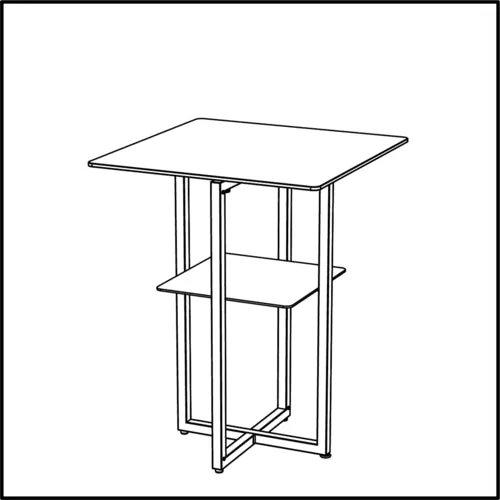 Bauscher Hepp VE-24023 Folding Table