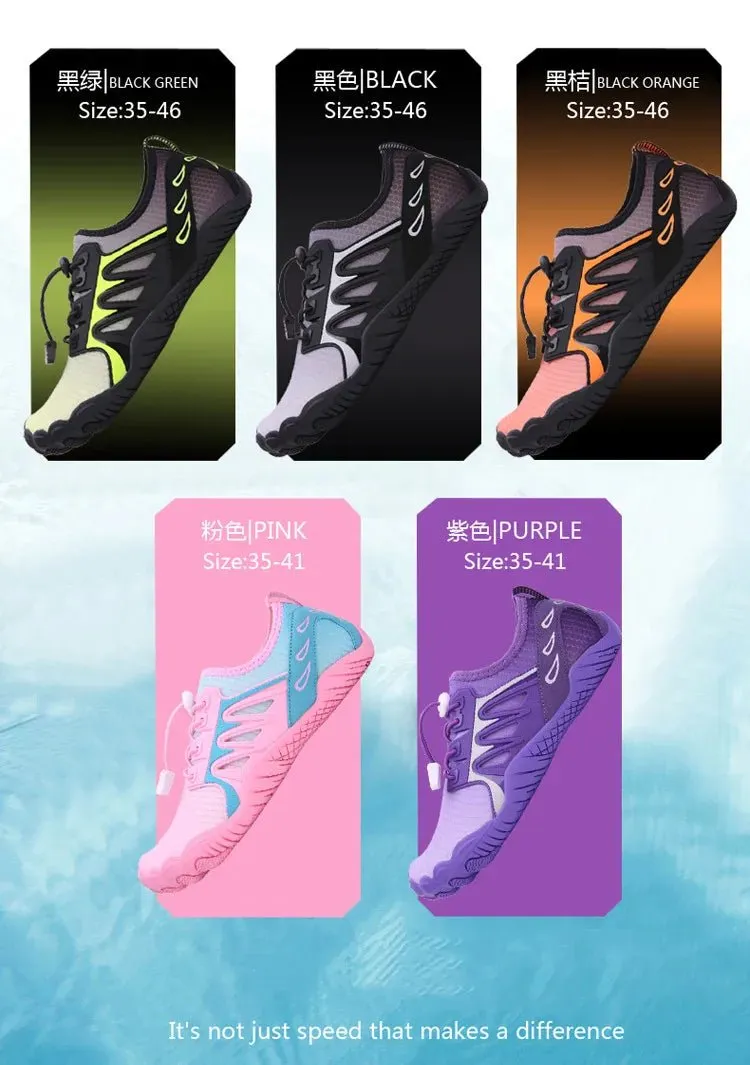 Comfortable Aqua Shoes For Men - Neoprene Indoor Outdoor Fitness Sneakers - Lightweight & Breathable