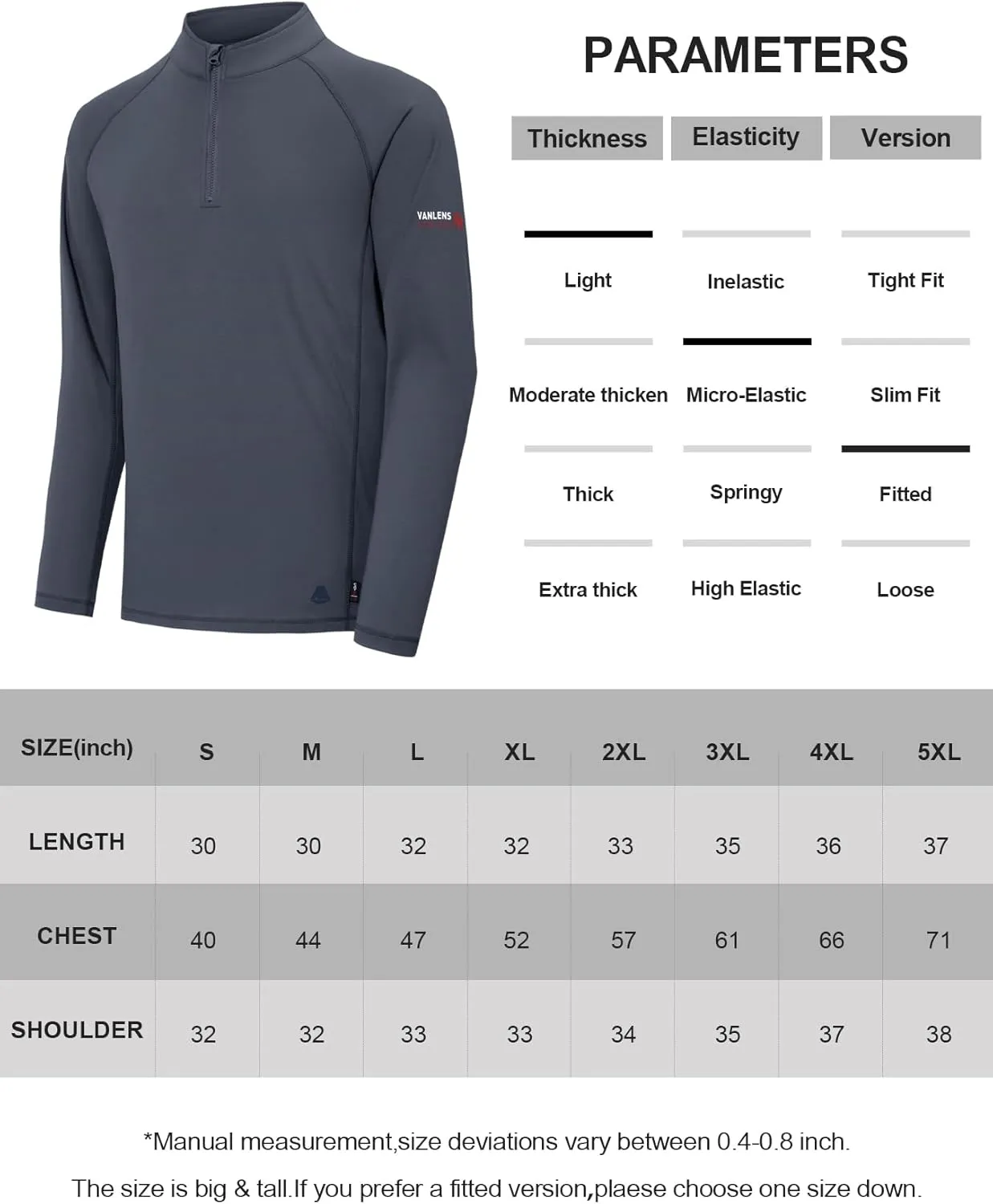 FR Shirts for Men Flame Resistant Shirt CAT2 Quarter Zip Up Pullover 1/4 Zip 5.5oz Light Weight