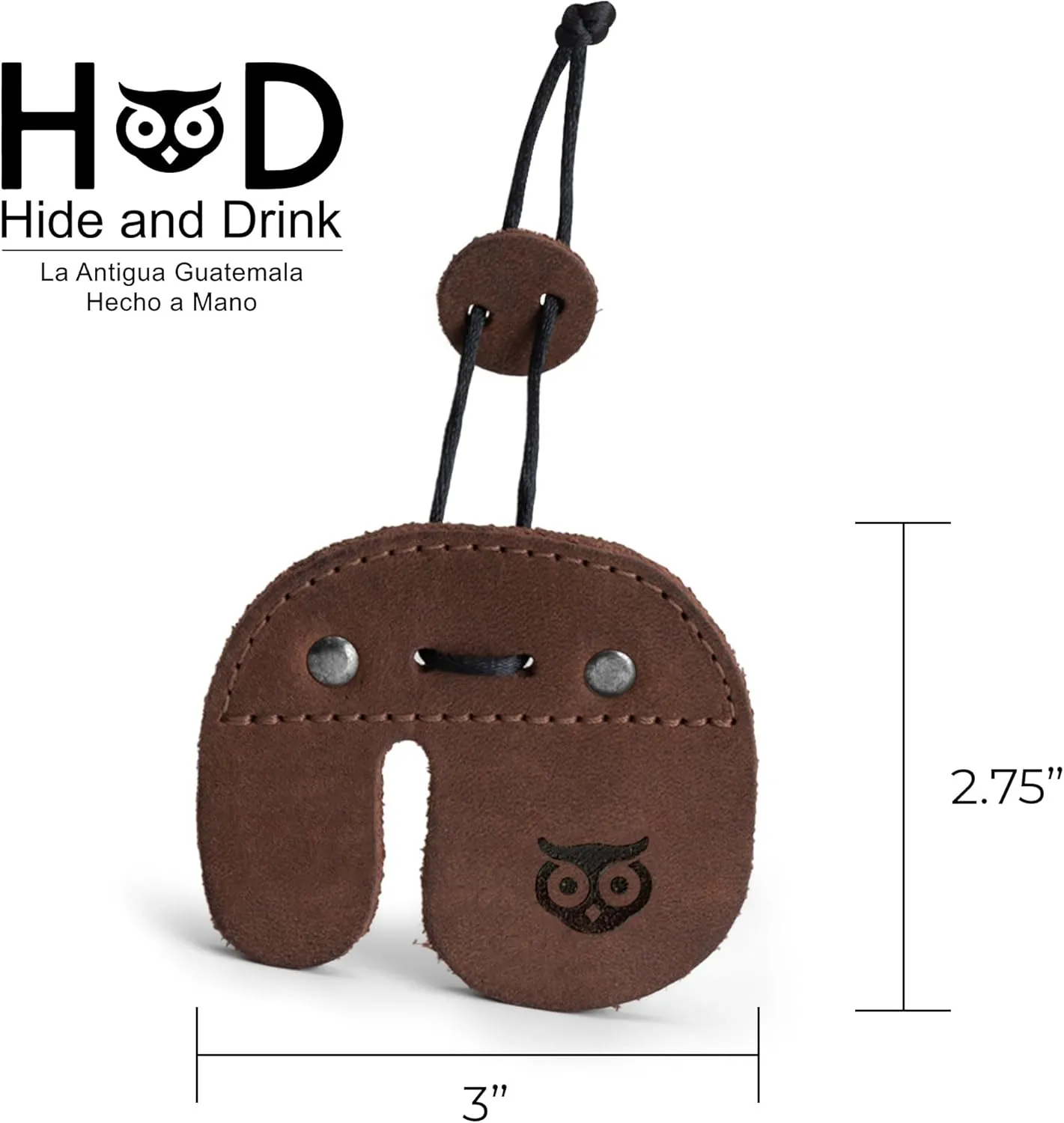 Hide & Drink, Archery Finger Tab, Protect Guard for Recurve Bows, Finger Protector, Shooting Practice Gear Sports & Outdoors, Full Grain Leather, Handmade