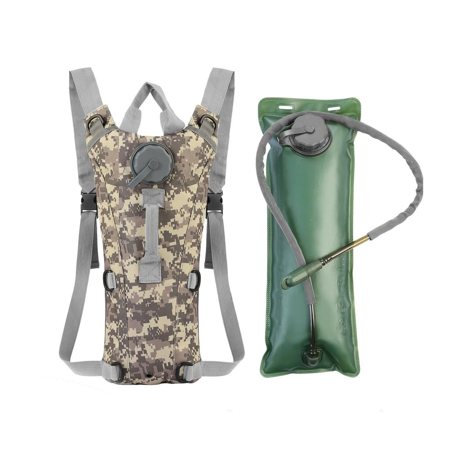 iMountek Tactical Hydration Pack 3L Water Bladder