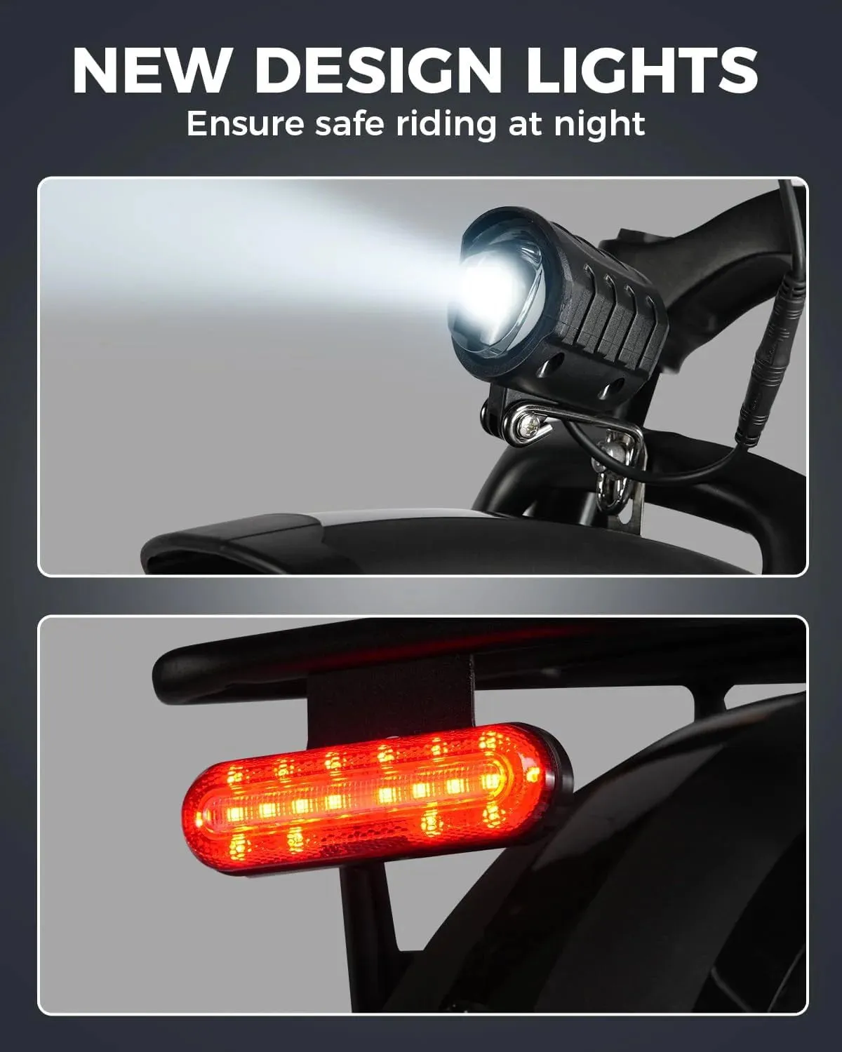 MUKKPET Suburban 750W 48V 15Ah All-Terrain Fat Tire Electric Bike - Financing Available!