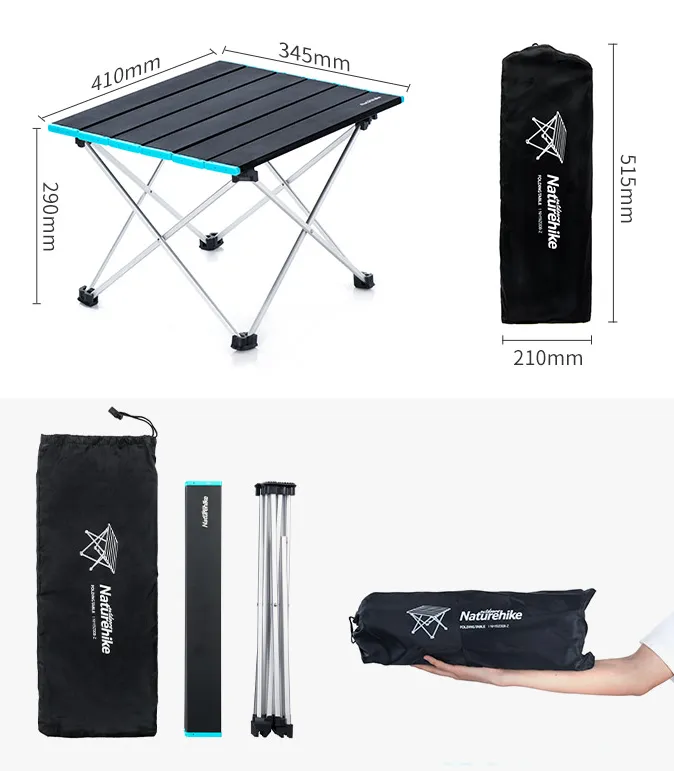 Naturehike Aluminium Folding Table Small FT08 NH19Z008-Z
