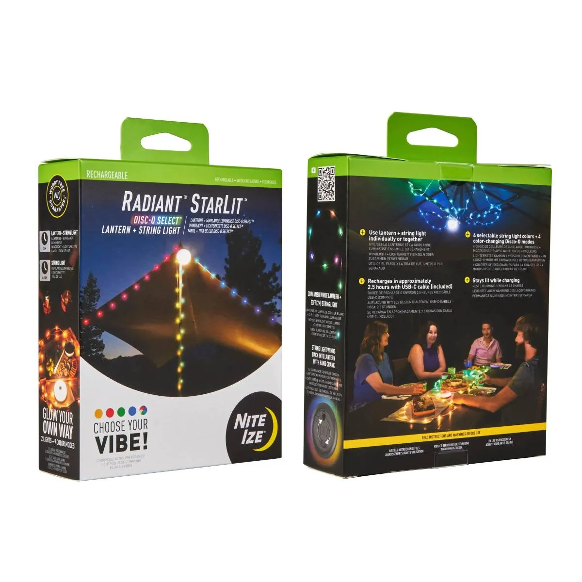 Nite Ize Radiant® StarLit Disco-Select Lantern   String Light™