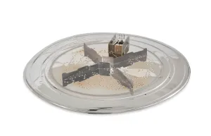 The Outdoor Greatroom Company 16 Inch Round Stainless Steel Gas Burner Insert BI16DSILP