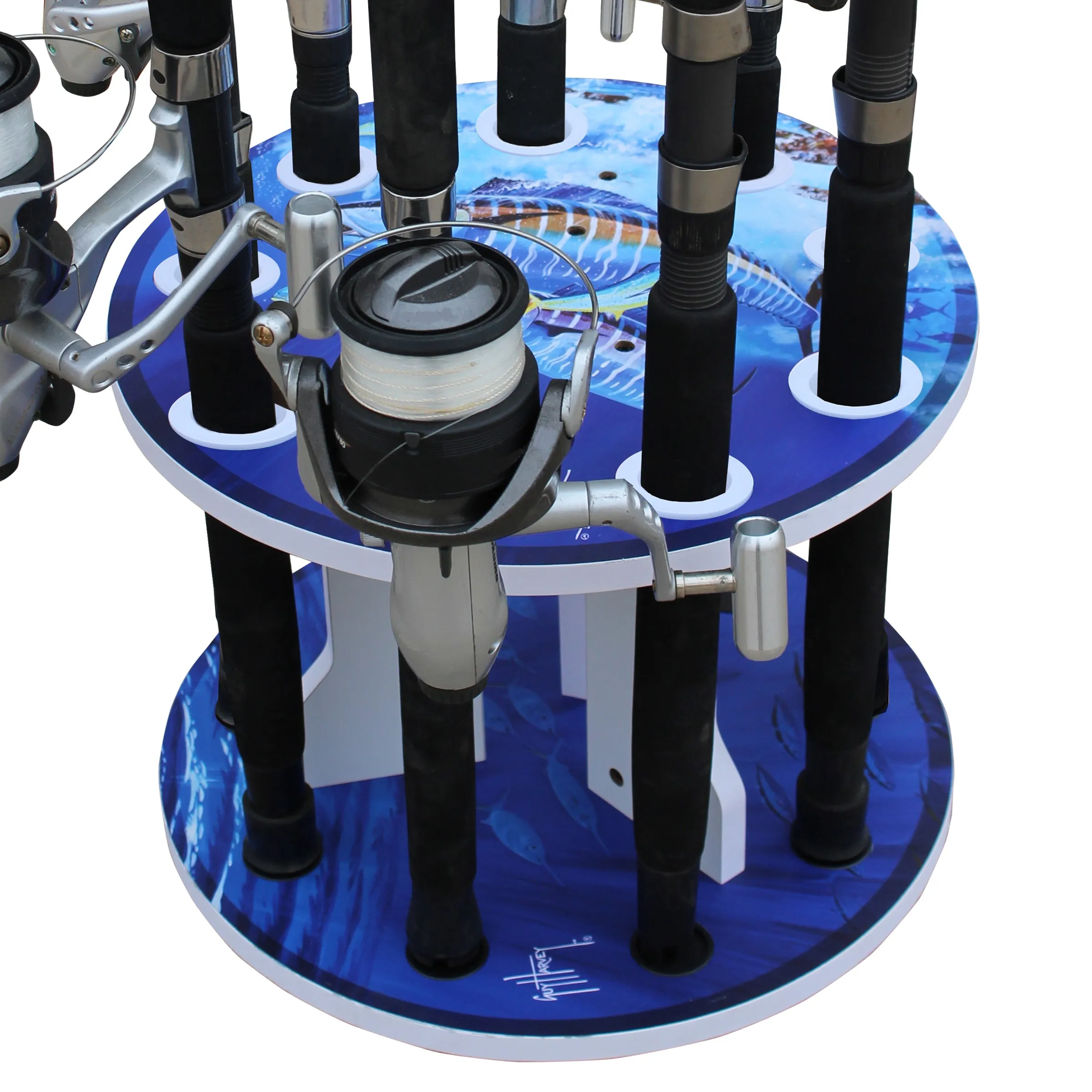 Wahoo Spinning 9 Rod Rack
