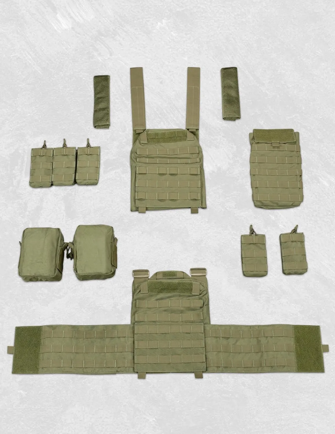 WOLFHUNT Tactical Vest for Men - Airsoft Vest with Molle System, Weighted Vest Premium & Modular Gear for Gaming Enthusiasts